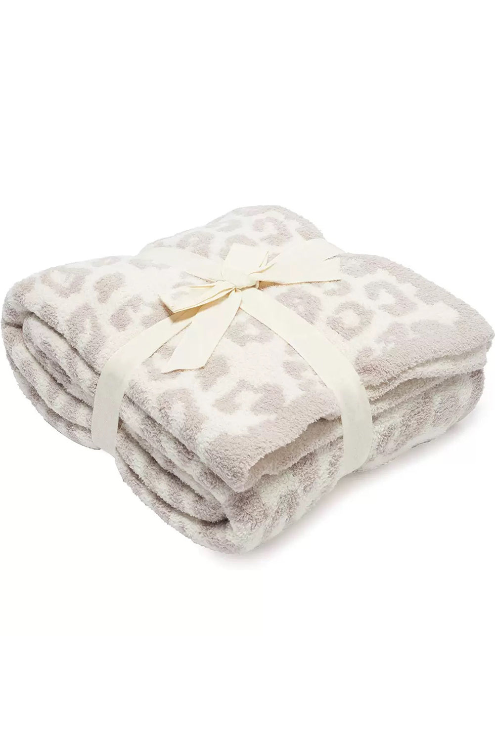 Beige Leopard Blanket