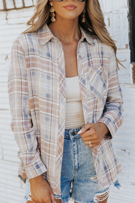 Khaki Plaid Shirt