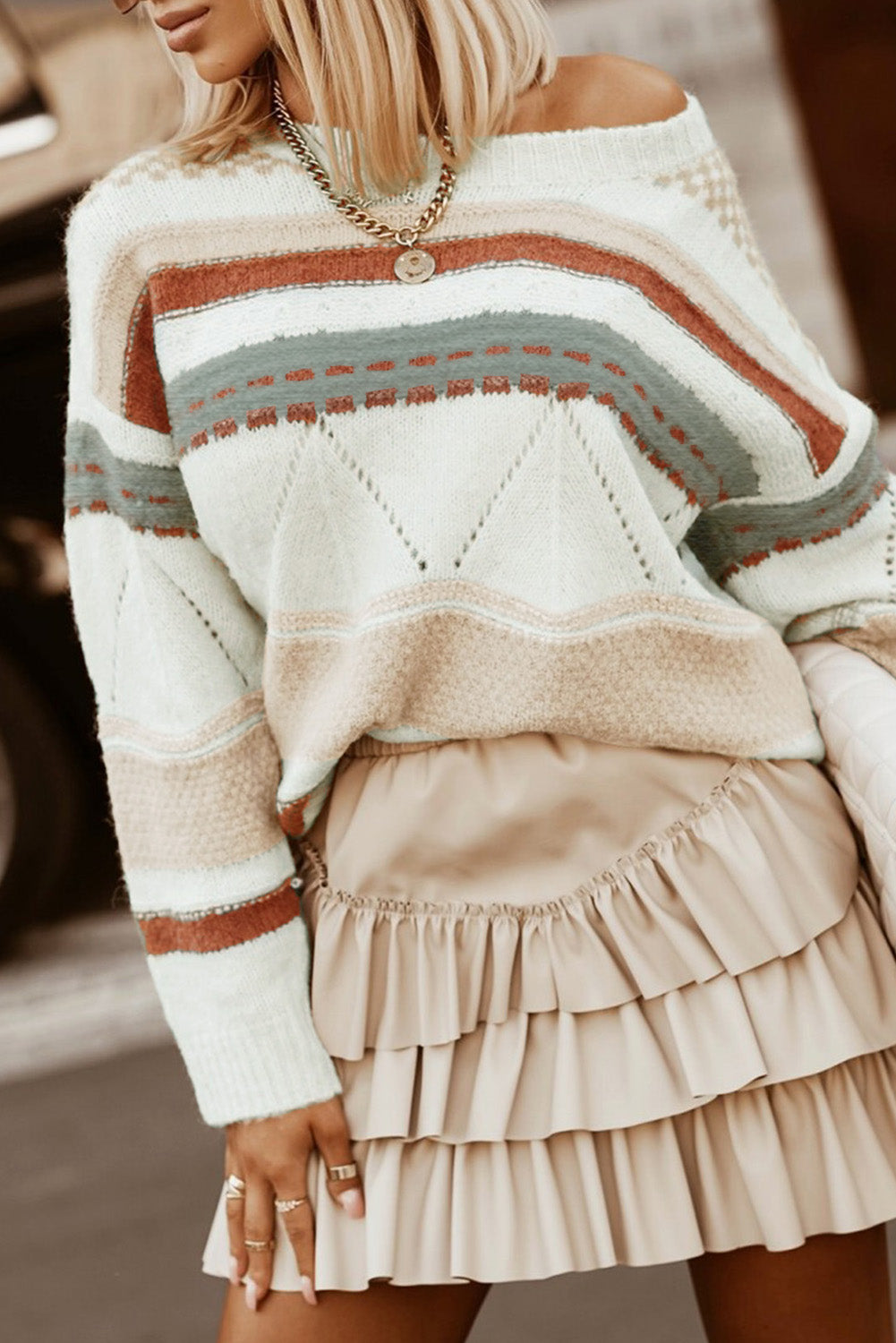 Colorblock Sweater