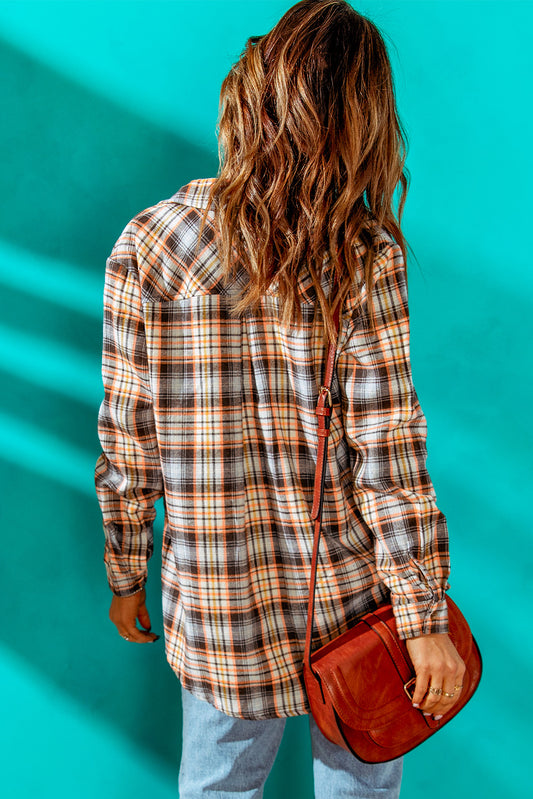 Fall Plaid Button Up Shirt